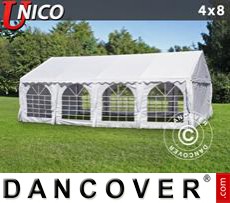 Tenda party UNICO 4x8m, Bianco