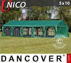 Tenda party UNICO 5x10m, Verde scuro