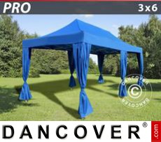 Tenda party 3x6m Blu, incl. 6