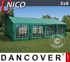 Tenda party UNICO 5x8m, Verde scuro