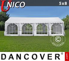 Tenda party UNICO 5x8m, Bianco