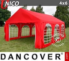 Tenda party UNICO 4x6m, Rosso