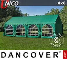 Tenda party UNICO 4x8m, Verde scuro