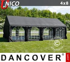 Tenda party UNICO 4x8m, Nero