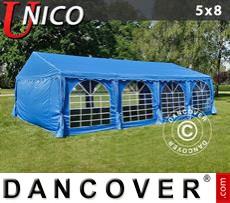 Tenda party UNICO 5x8m, Blu