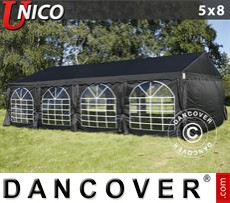 Tenda party UNICO 5x8m, Nero