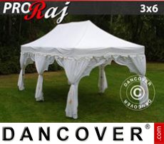 Tenda party 3x6m Bianco/Oro