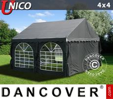 Tenda party UNICO 4x4m, Nero