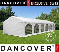 Tenda party 5x12m PVC, Bianco