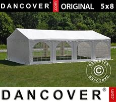 Tenda party 5x8m PVC, Bianco