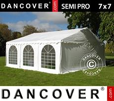 Tenda party 7x7m PVC, Bianco