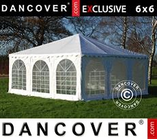 Tenda party 6x6m PVC, Bianco